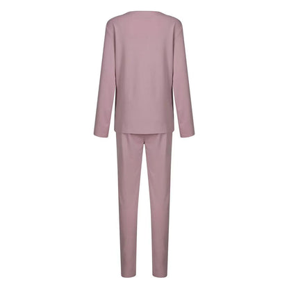 Casual Two-piece Set Women Autumn And Winter New High-neck Long-sleeved Trousers Suit